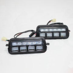 Диодные подфарники (надфарники) с бегающим повторителем на Ниву 4х4