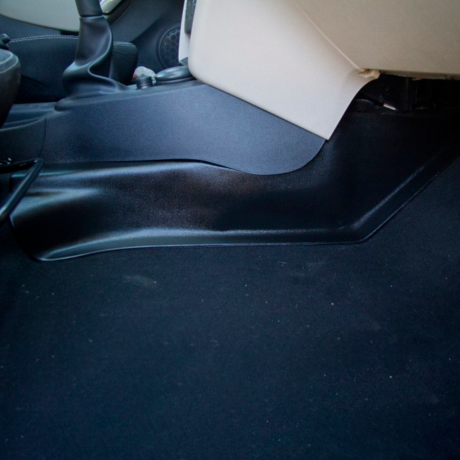 Накладки на ковролин центральные на тоннель для Renault Logan, Renault Sandero (2014-н.в.) 2 штуки купить недорого с доставкой в Томск