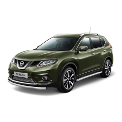 Накладка на решетку бампера (Без парктроника) O10мм (НПС) NISSAN X-Trail (2015-н.в.)