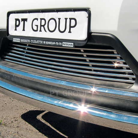 Накладка на решетку бампера (Без парктроника) O10мм (НПС) NISSAN X-Trail (2015-н.в.) купить недорого с доставкой в Томск