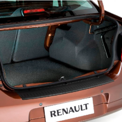 Накладка на задний бампер "АртФорм" для Renault Logan II (2014-н.в.)