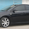 Накладки на пороги "ICС" для Ford Focus 2 (седан, хэтчбек 3-5D)(2004-2011) купить недорого с доставкой в Томск