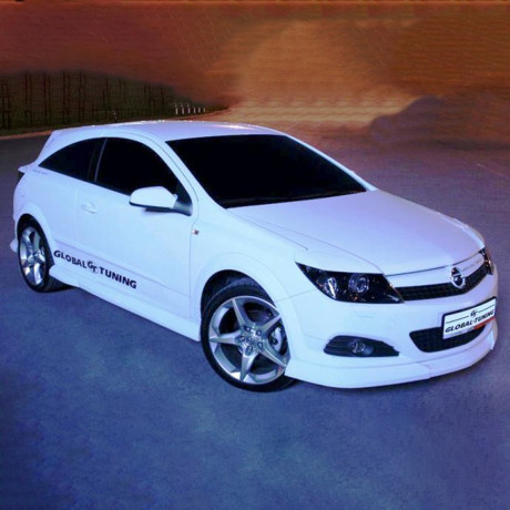 Накладки на пороги "GT" для Opel Astra H (3D, 5D) купить недорого с доставкой в Томск