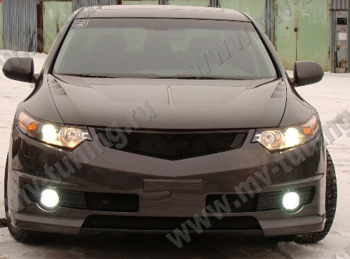 Капот пластиковый "Agressive Sport" var №2 для Honda Accord VIII (2008-2013) купить недорого с доставкой в Томск