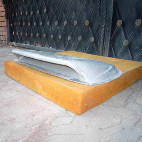 Воздухозаборник на капот универсальный стеклопластиковый "Subaru style" (вариант 1) купить недорого с доставкой в Томск