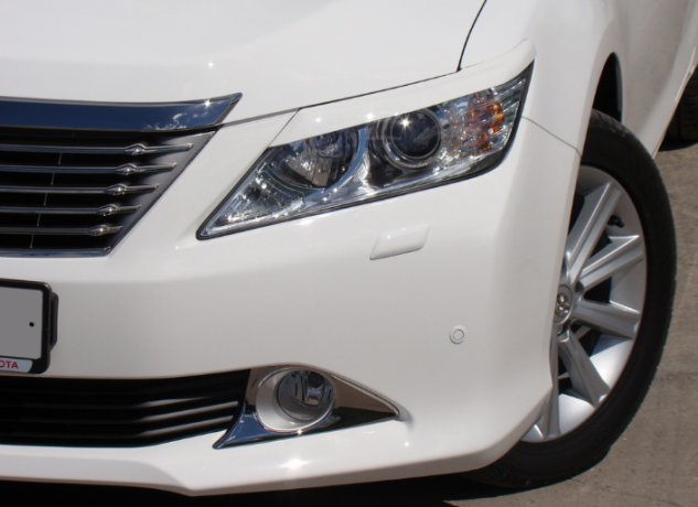 Накладки на фары (реснички) для Toyota Camry XV50 (2012-2014) купить недорого с доставкой в Томск