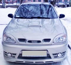 Накладка на капот "Атланта" Chevrolet Lanos