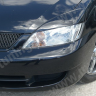 Накладки на фары (реснички) широкие var №2 для Mitsubishi Lancer IX (2004-2007) купить недорого с доставкой в Томск